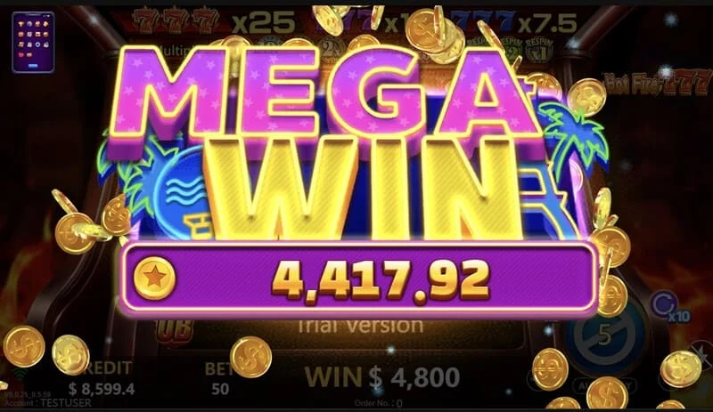 Hot Fire 777 - Prize Line'da büyük kazanç